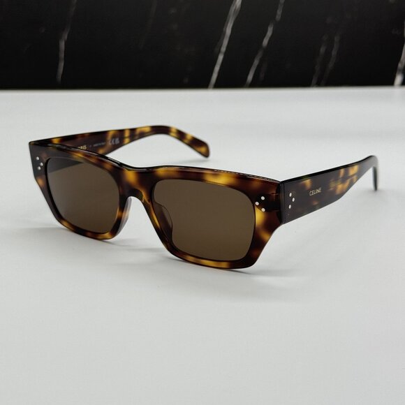 NEW CELINE CL40297U 53E HAVANA WOMEN SUNGLASSES CELINE - Picture 2 of 10